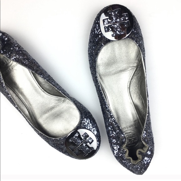 tory burch glitter flats
